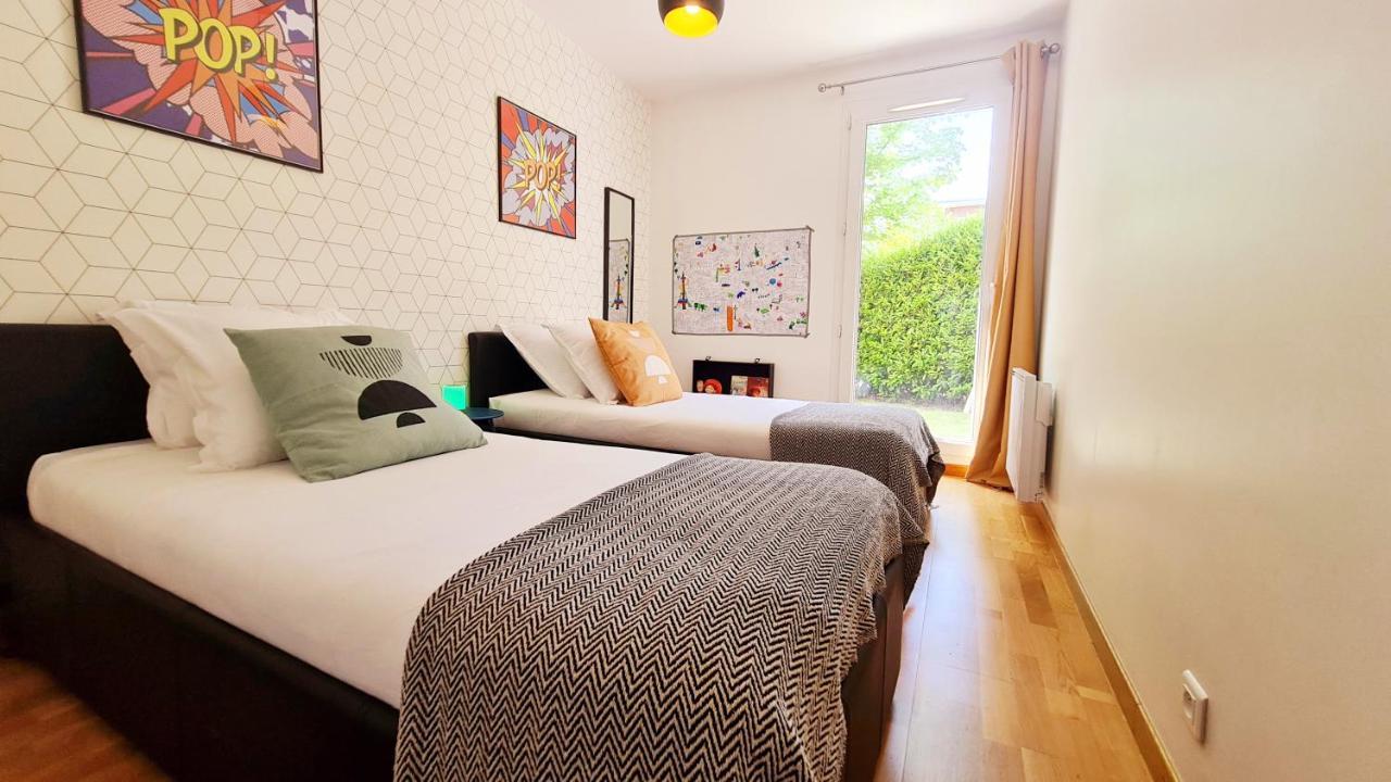 Happy Stay 5 Minutes To Disney - Free Wifi - Parking & Garden Montévrain Esterno foto